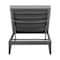 Armen Living Argiope Outdoor Patio Adjustable Chaise Lounge Chair in Aluminum with Gray Cushions 840254333017 - alternate 9